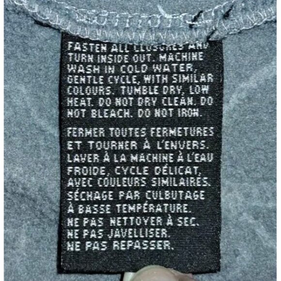 Ski-doo Men's Medium  Gray Quarter Zip Fleece Pullover BRP - Picture 6 of 6